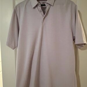 Johnston & Murphy Soft Gray Polo Shirt